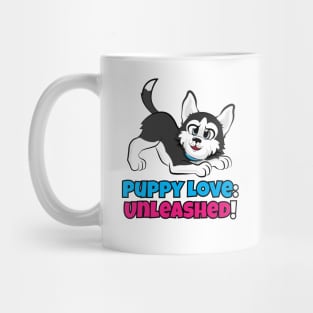 Adorable Husky Dog Puppy Mug